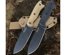 Kabar BK-16 Stainless Steel Tactical Camping Knife Outdoor Survival Rubber Handle Hunting Knives UD408873